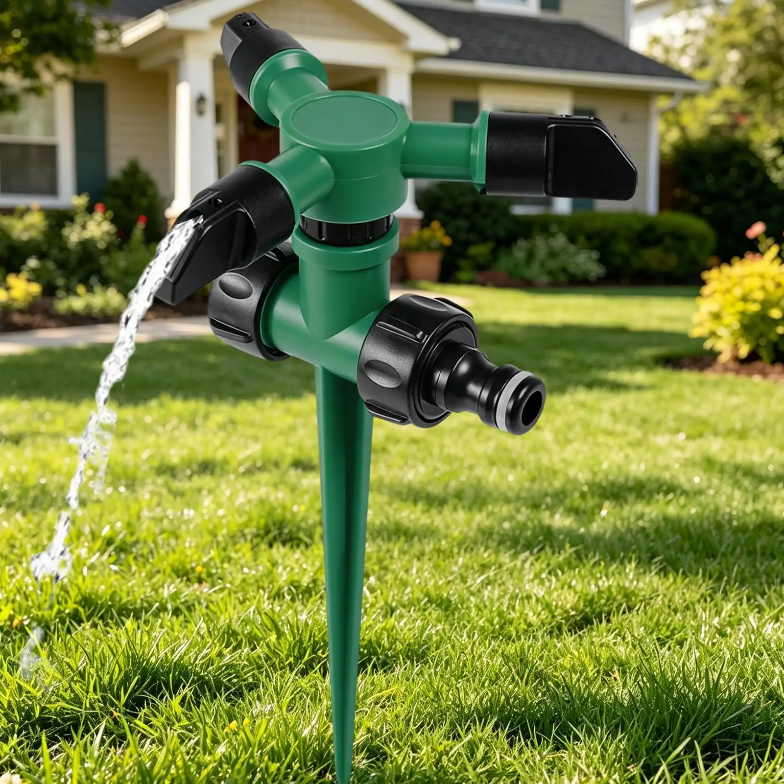 Sprinklers For Yard 360 Degree Rotating Automatic Large Area Coverage Sprayer Rotary Lawn Sprinklers For Backyard Garden Patio