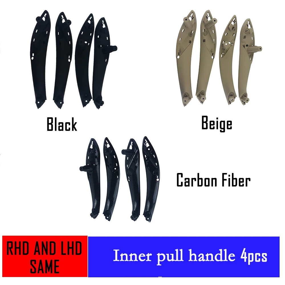 

51417279311 For BMW F30 F80 F31 F32 F34 F35 Black Front Rear Left/Right Inner Trim Pull Grab Panel car Door Handle