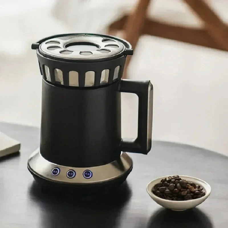 Electric Bean Roaster Home Mini No Smoke Unattended Coffee Beans Baking Roasting hine