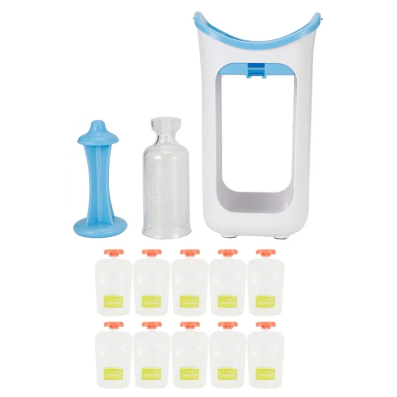 squeeze-station-press-amp-store-system-portable-children-fruit-puree-squeezer-food-pouches-for-home