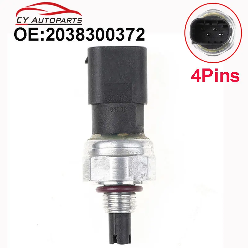 New Air Conditioning Pressure Sensor For Mercedes Benz C230 C240 C320 E320 E350 W230 SL500 ML320 2038300372 A2038300372