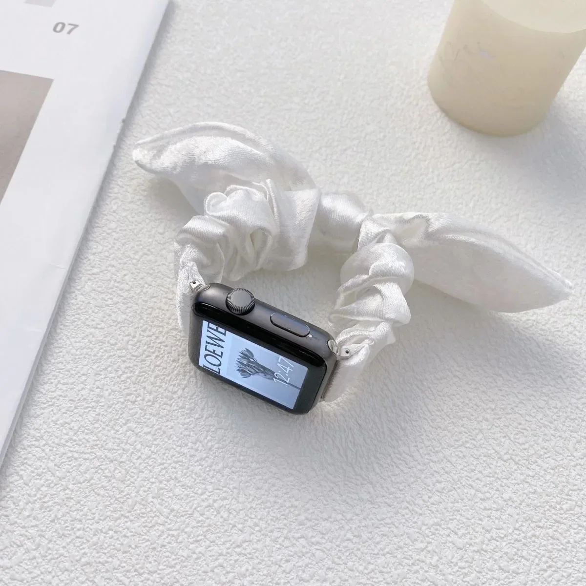 Strap for apple watch 9 8 7 6 SE 5 4 band strap Elastic Fashion Bracelet for Women Wristband apple watch series 1 2 3 38MM 42mm