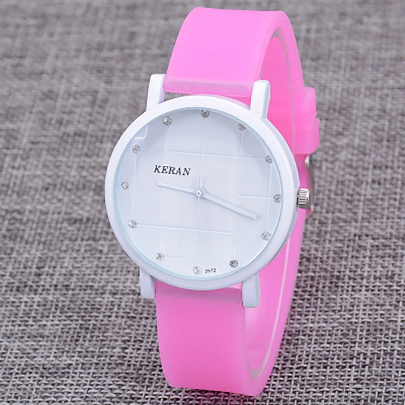 UTHAI CQ71 Простые и свежие женские часы, модные и повседневные, силиконовая лента, кварцевые часы, элегантные подарочные часы для женщин