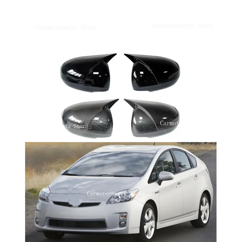 Car  Rearview Side Mirror Cover Fit For Toyota Prius 2010 2011 2012 2013 2014 2015   Wing Cap Rear View Case Trim
