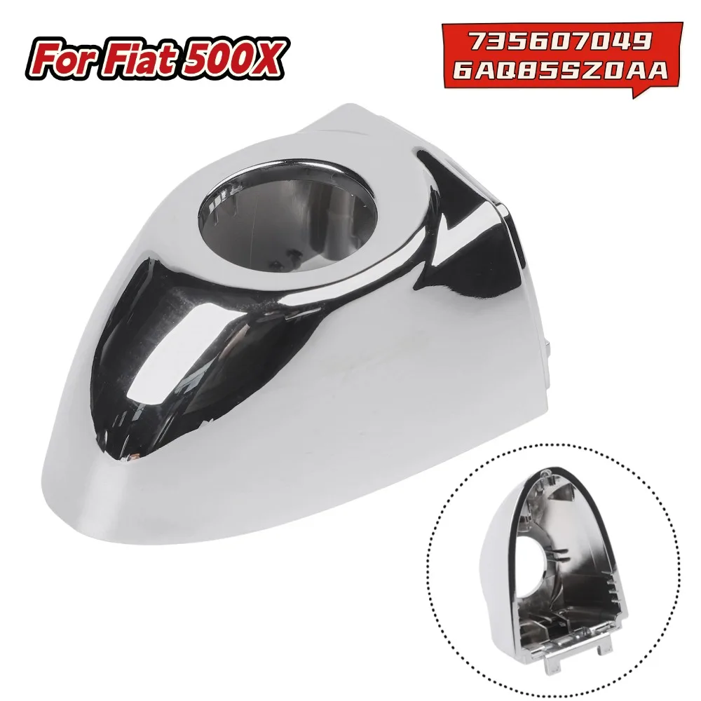 

For Fiat 500X 2016-2021 Front Outer Door Handle Cap 735607049 6AQ85SZ0AA Replacement Door Handle Cap Car Exterior Accessories