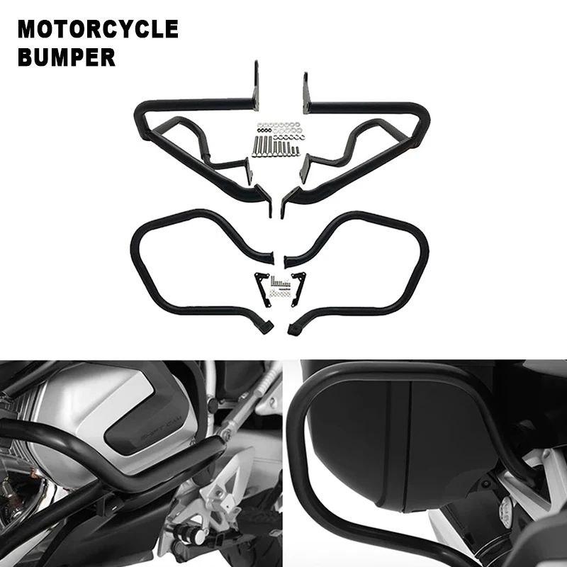 

Front&Rear Engine Guard Side Saddlebag Crash Bars Bumper Protector For BMW R1250RT R 1250 RT R1250 RT 2018 2019 2020 2021 2022