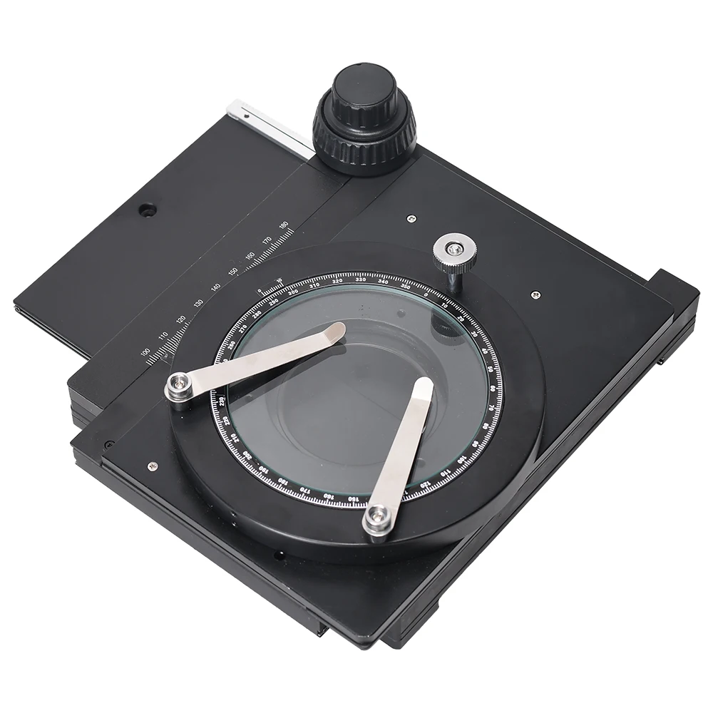 XY Fine-Tuned Rotary XY Stage for Industrial Camera Stereo Microscope Precision Mobile Platform Micrometer Mechanical Stage