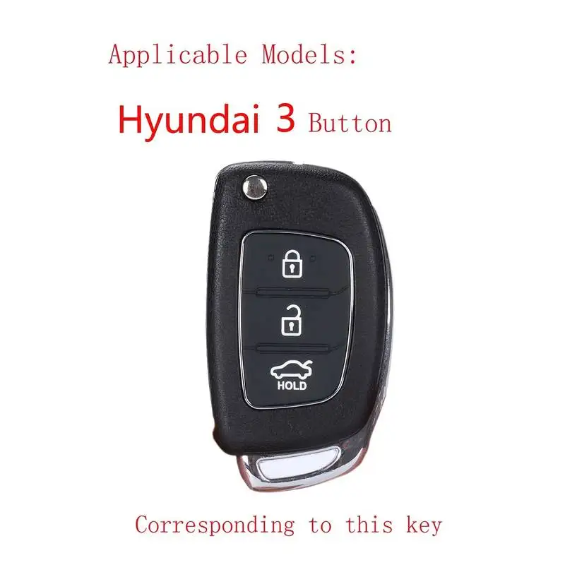 

1PCS Car Silicone Key Case Cover For Hyundai Hyundai Mito Toussaint Rang Leader IX25 Sonata IX35 Rena Car Interior Accessories