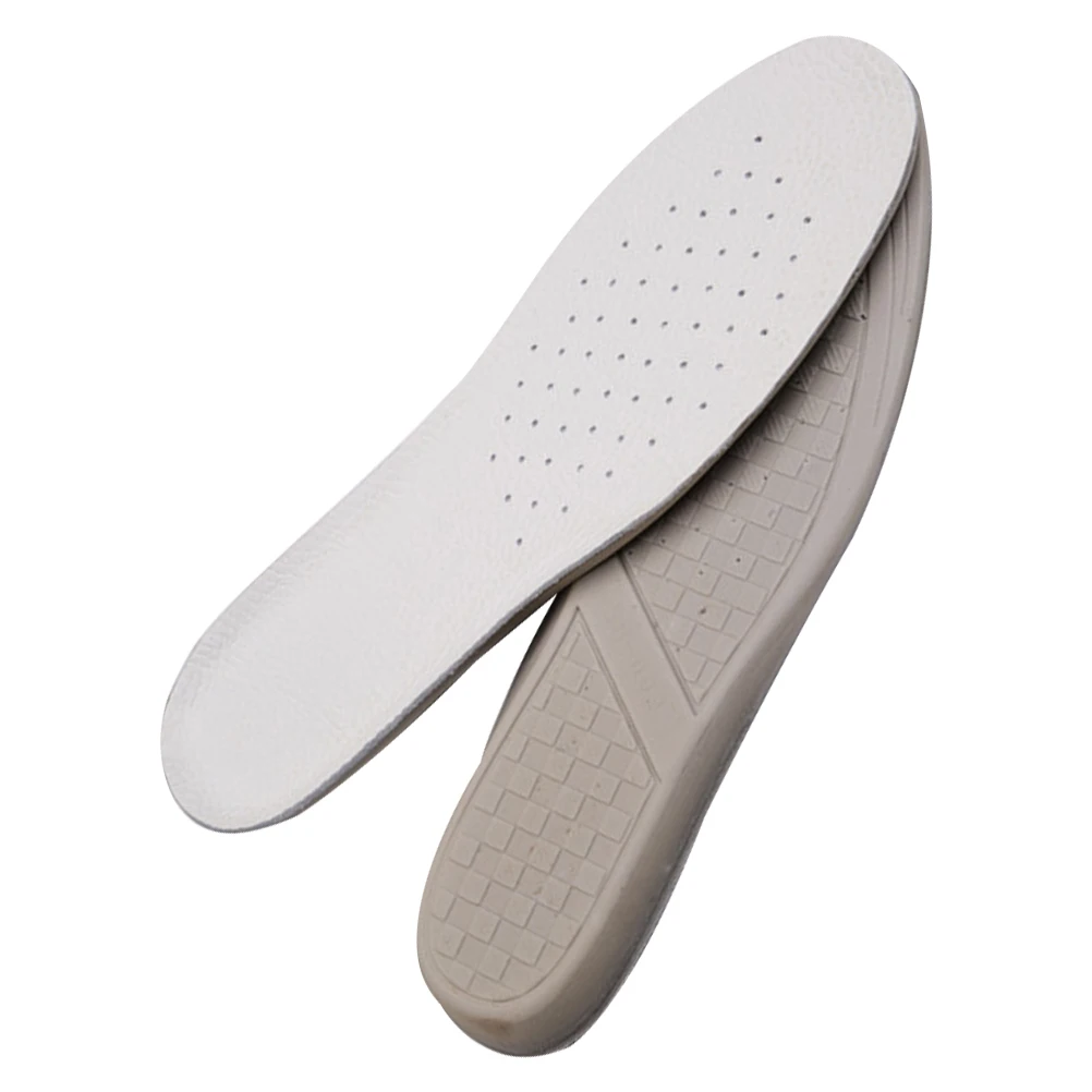 

1 Pair Breathable Sweat-Absorbing Elastic Insoles Comfortable Foot Care Pads For Sports Thermal Shoes Beige 37/38