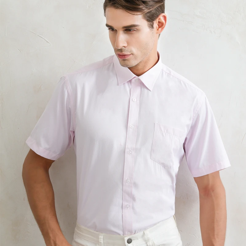 

Slim Fit Collar ort Sve irt Cuban Collar Busin Gentleman Sle Polyester Fiber 00% Spring Summer Mens irt