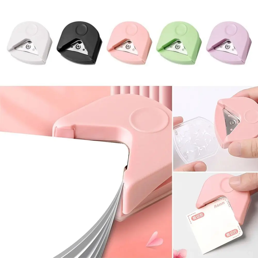 New Portable R4 Corner Rounder Angle Punch Photo DIY Scrapbook Craft R4 Fillet Cutter Mini Round Angle Border Trimmer