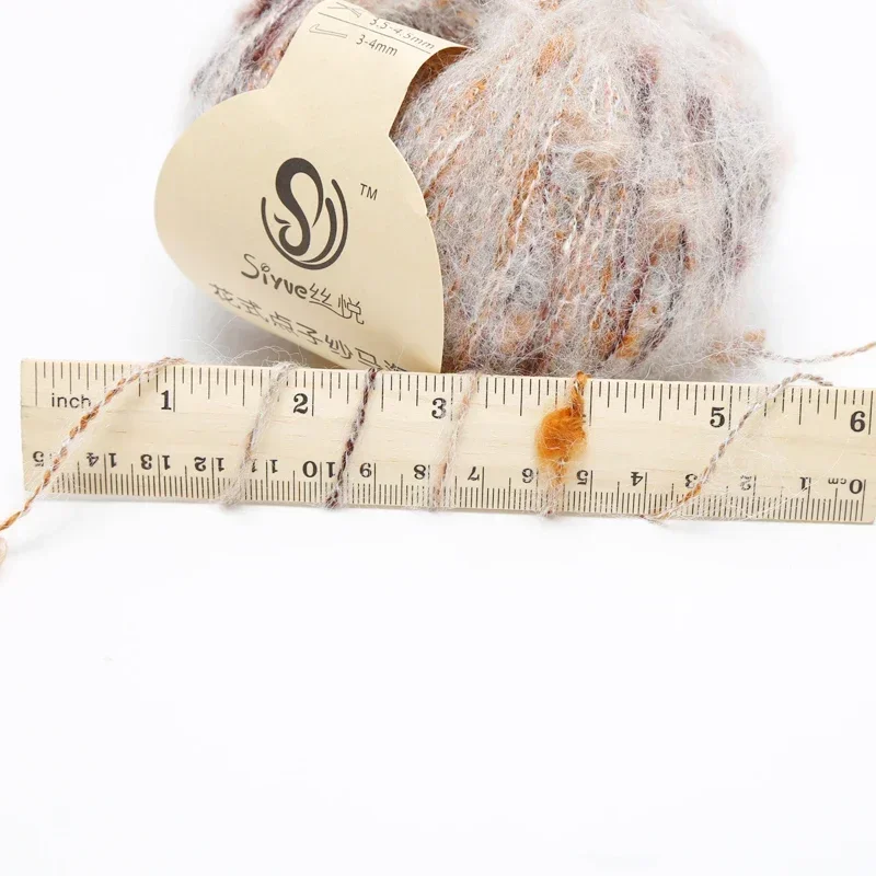 Plush Mohair Yarns Wool Blends Thread DIY Hand Needlework Crochet Knitting Yarn Threads For Fall Winter