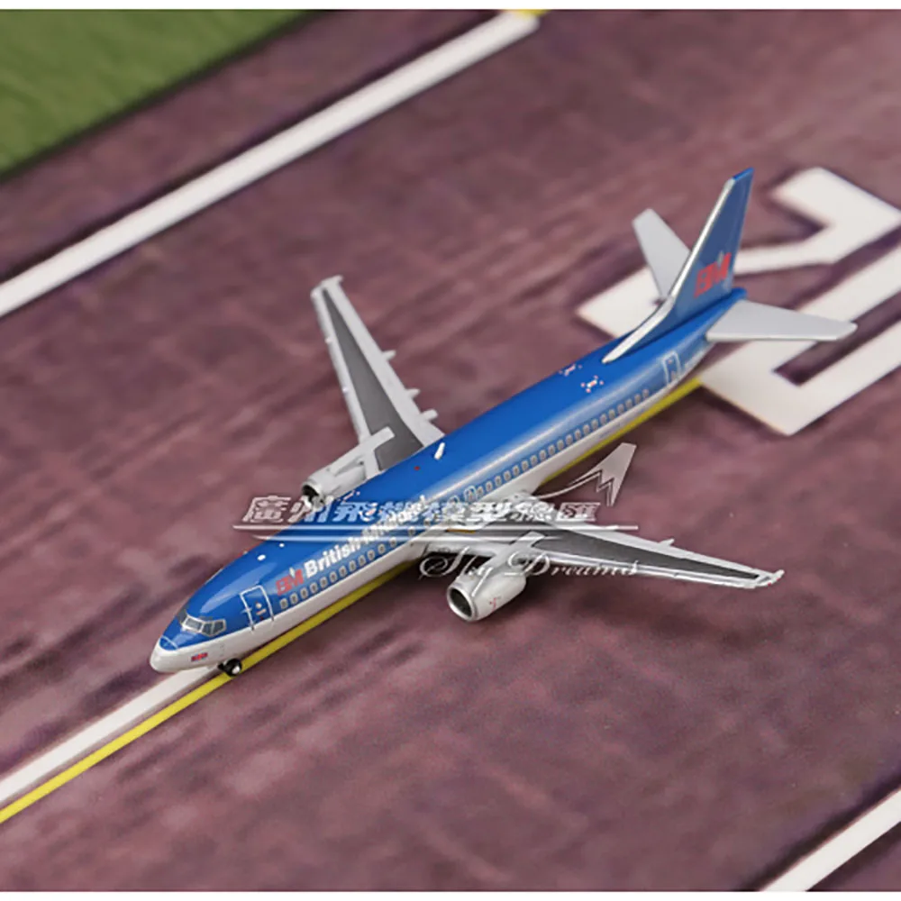 Diecast JCWINGS XX40059 Midland Airways B737-400 G-OBME 1:400 Scale Alloy Model Finished Emulation Airplance Collection Gift