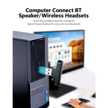 Bezdrátový adaptér USB typu C Bluetooth 5.0 s A2DP a SBC pro Nintendo Switch, PS4 a TV, PC a USB typu C 6 nejlepší prodej Bezdrátový adaptér USB typu C - №5