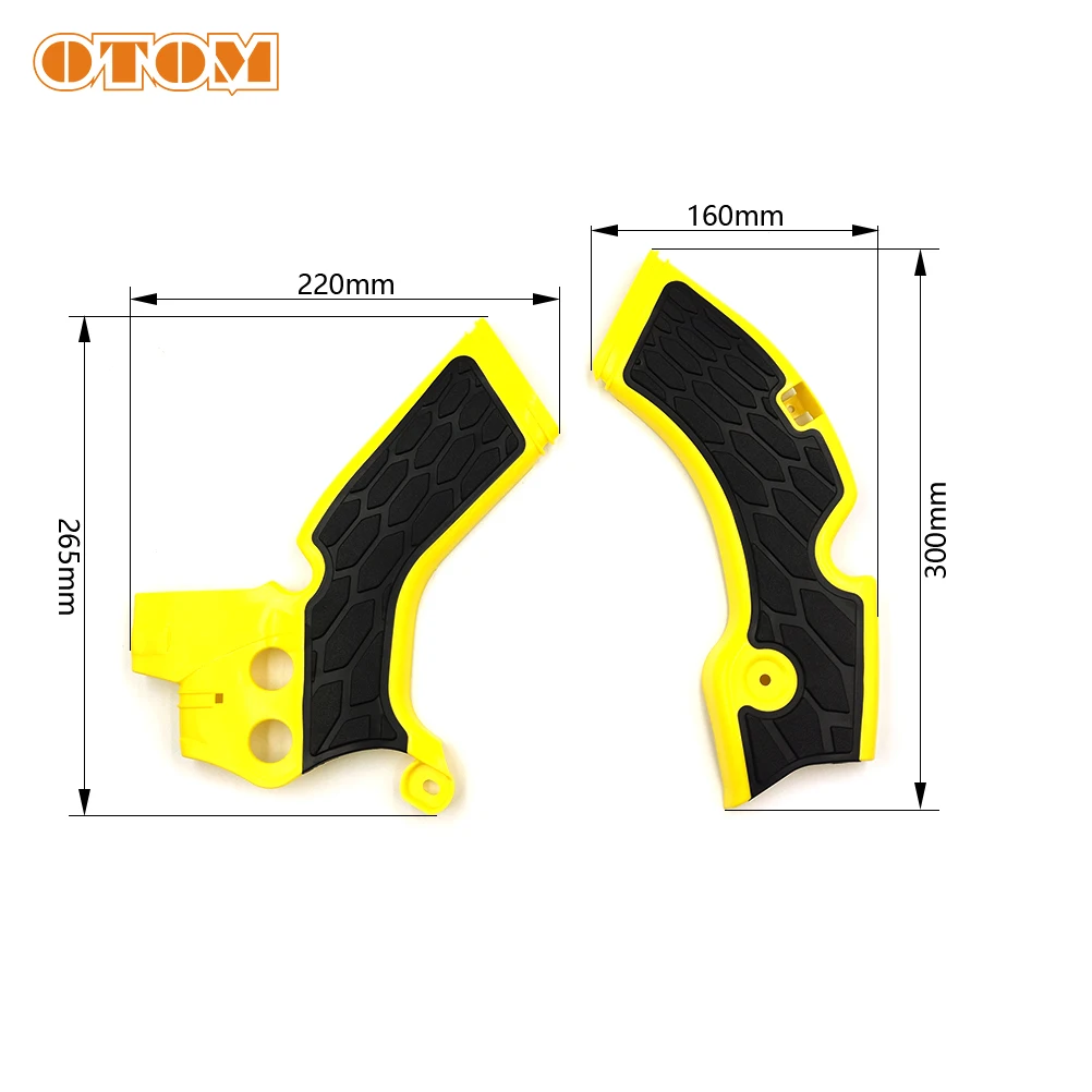 OTOM Motorcycle X-Grip Frame Guard Protector Cover For SUZUKI RMZ250 RMZ 250 2010-2018 Protection Plastic Shell Durable Grips