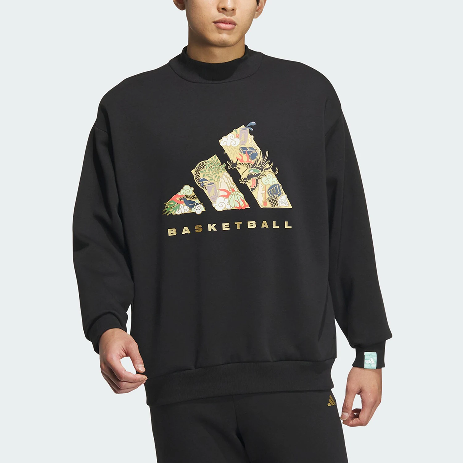 

Adidas подлинная новая весенняя мужская повседневная спортивная толстовка с принтом JE3497