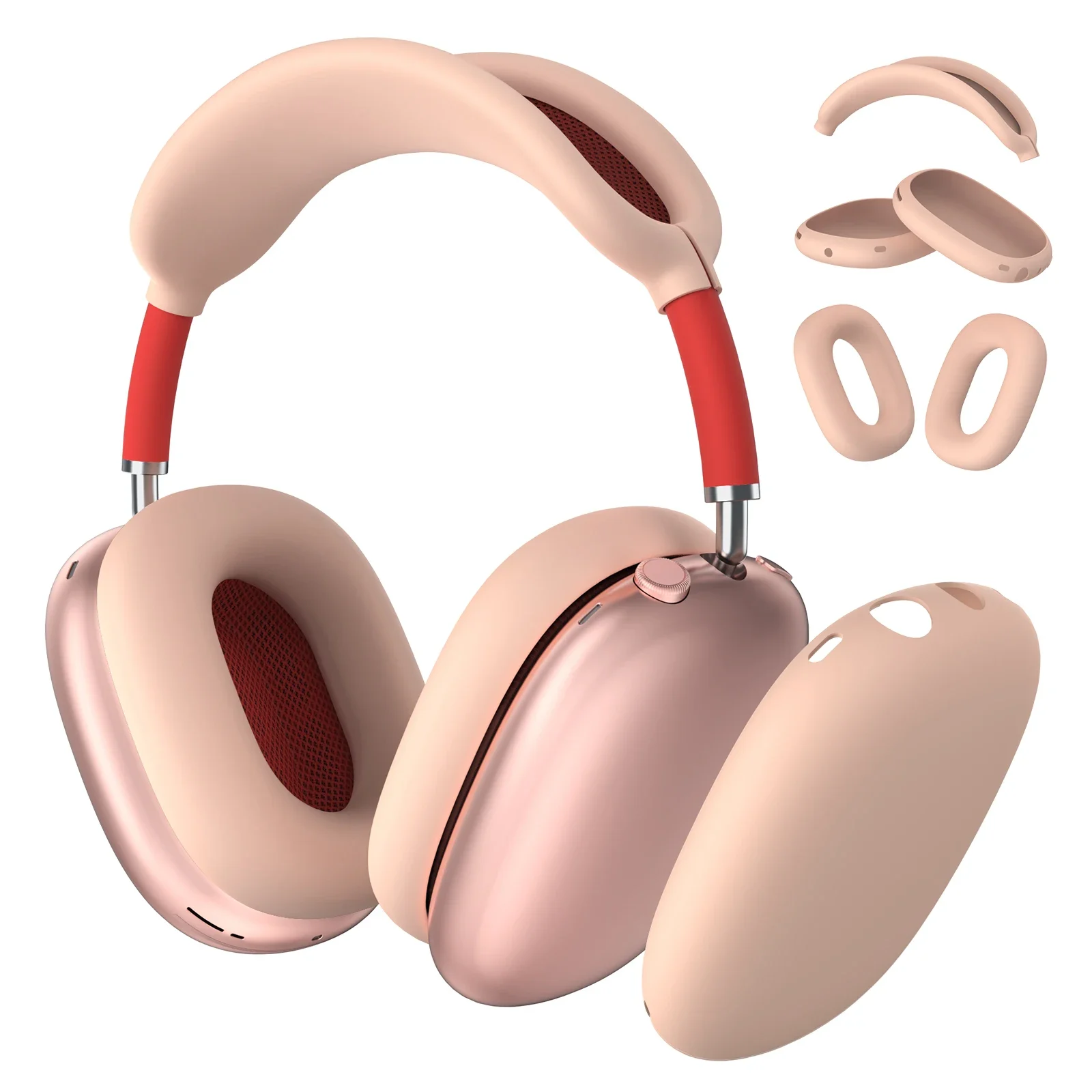 

Силиконовый противоударный чехол для AirPods Max, амбушюры, чашки для ушей, повязка на голову, подушка для ушей/защитная муфта для AirPods Max