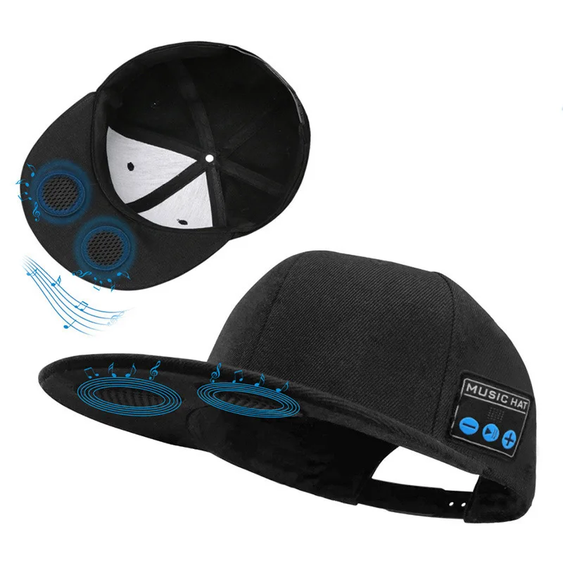 Music Hat Wireless  Hats Outdoor Listening Song Creative Street Dance Cap With Audio Baseball Caps Casquette Homme