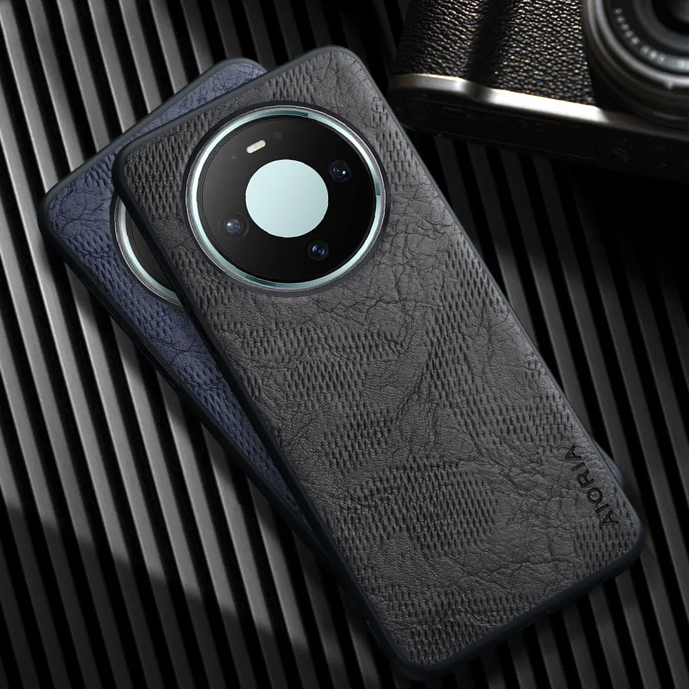 Funda para Huawei Mate 80 10 Pro, funda de lujo para teléfono de piel sintética agrietada, funda para Huawei Mate 80 Pro