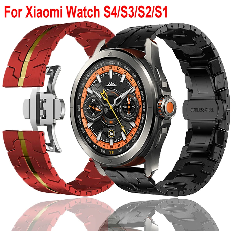 

Metal Strap For Xiaomi Watch S4 S3 S2 S1 Active Stainless Steel Band For Xiaomi Mi Watch 2 Pro Color Color2 Replacement Bracelet