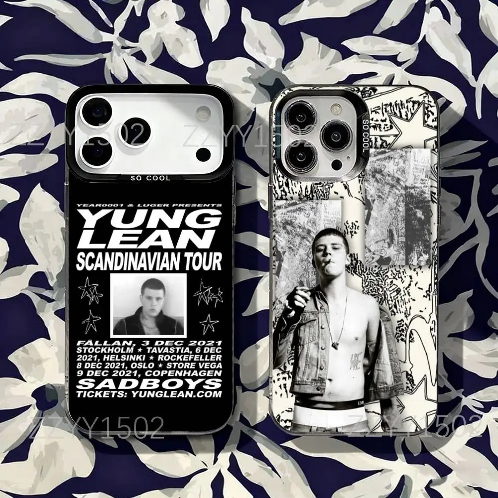 

Y-Yung L-Lean Jonatan Psykos Phone Case For iPhone 17,16,15,14,13,12,X,8,Pro,Max,Plus,SE4,Air,Mini Black Matte Durable Hard