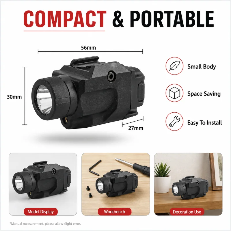Under Mount Lighting Accessory 800LM Illuminator Red Marker Complete with Charging Cable & Tools