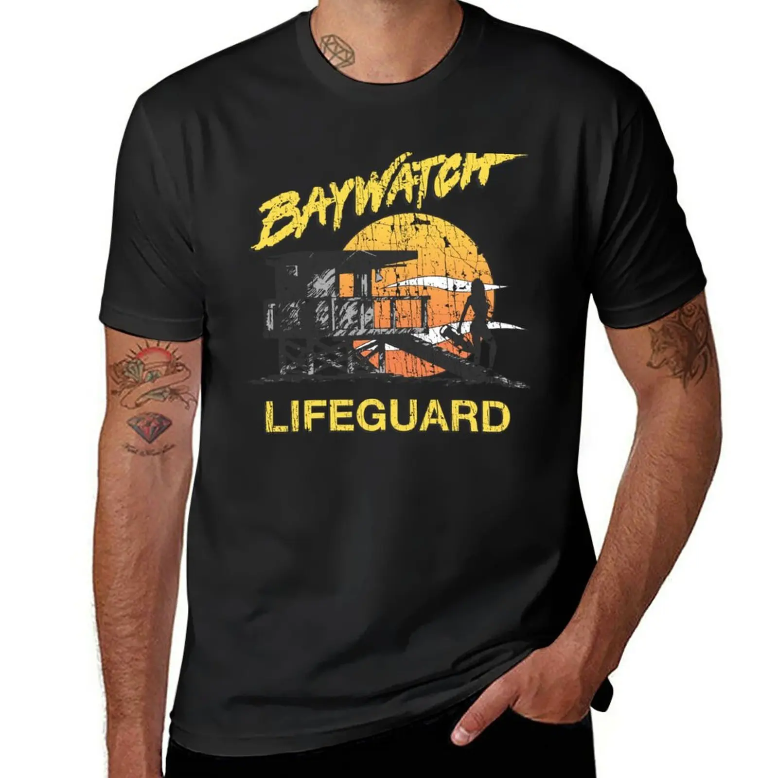 

Baywatch Lifeguard Sunset 1989 T-Shirt kawaii clothes aesthetic clothes tshirts for men