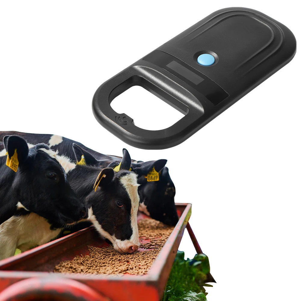 Pet Chip ID Scanner Rechargeable Animal Tag Scanner with Stable OLED Display Chip Transponder for ISO 11784/11785 FDX-B and ID64