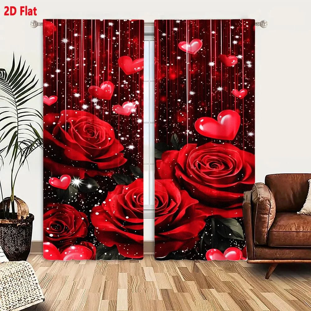 2Pcs Curtains Please provide the product content details to generate the title. Window Drapes for Bedroom Room Decor Decoration