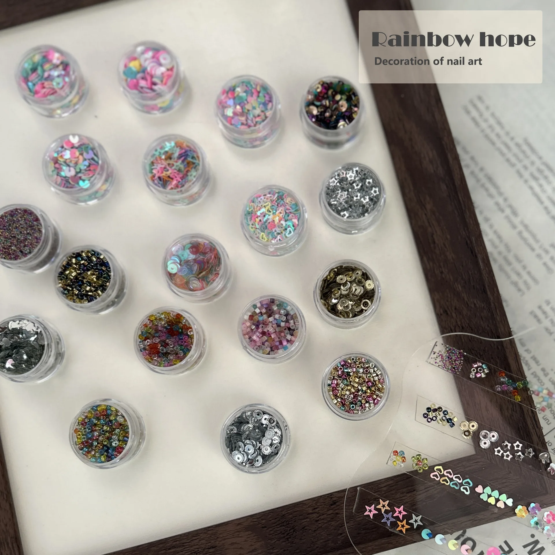 Colorful Nail Art Material Star Button Nail Art Jewelry Nail Art Decorations