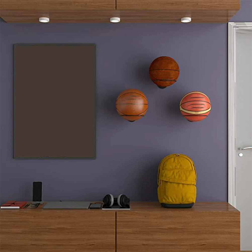 

Wall-mounted Basketball Storage Rack Iron Durable Organizer for Home Mall Display Easy Install Sturdy Metal Wall Mount