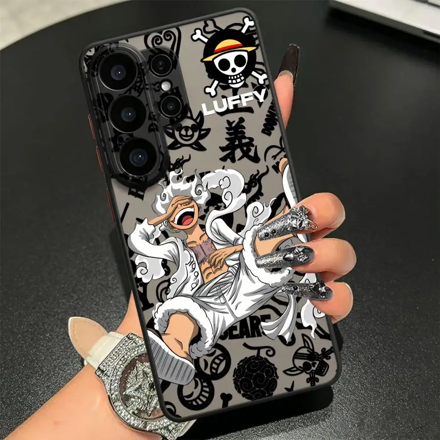 One Pieces Zoro Luffy Cool Case for Samsung Galaxy S26 S21 S20 FE S23 FE S24 Plus S22 S25 Ultra Note 20 Ultra 10+ Funda Back