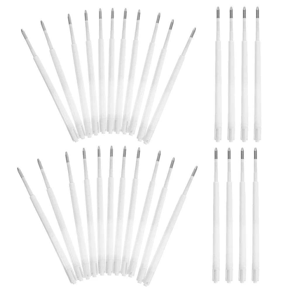 

50Pcs Ballpoint Pen Refills High Ink Capacity Tip for Office School and Daily Use Black Ink Refills for Ballpoint Pens
