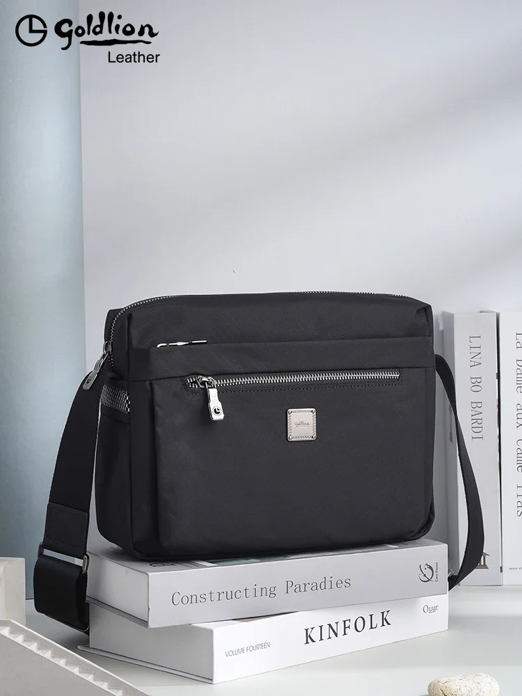 Оригинальная роскошная дизайнерская спортивная сумка Goldlion, большая вместительная водонепроницаемая мужская парусиновая сумка из ткани Оксфорд для отдыха