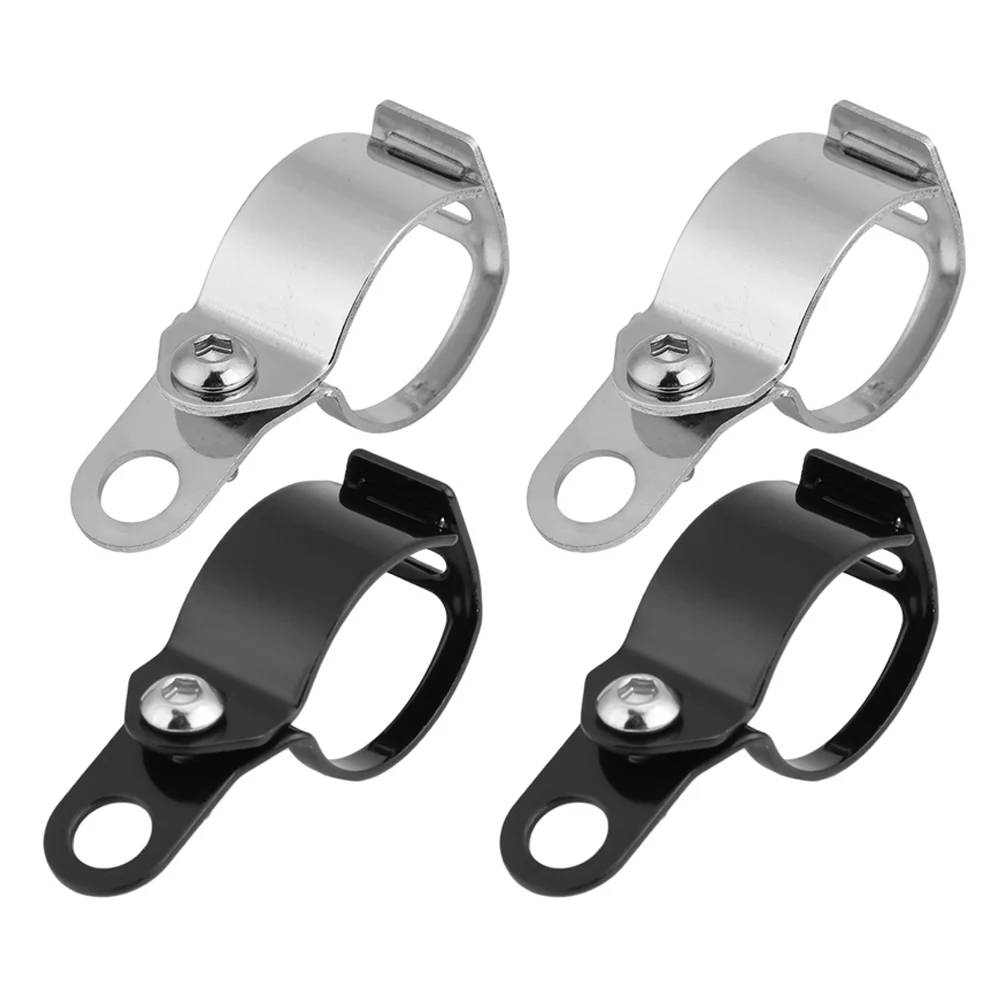 2Pcs Motorcycle Lamp Brackets Turn Signal Light Lamp Mount Headlight Brackets  Mount Lamps Holder for 30-45mm Front Fork Scooter