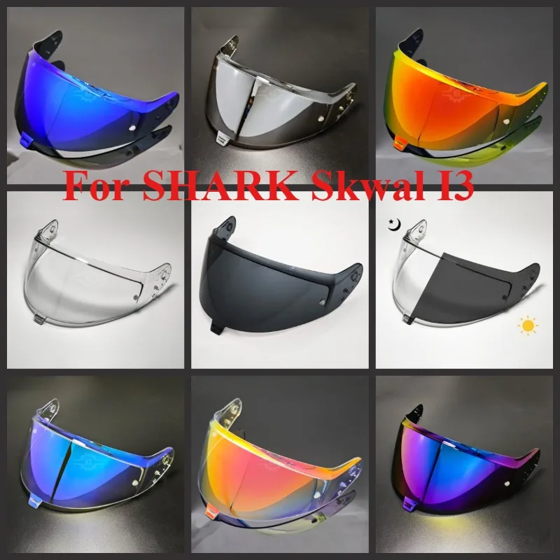 For SHARK Multicolor Visors 3rd Generation, D-Skwal3, Skwal 2nd Generation Skwal I3, Ridill 2 Helmet Lenses