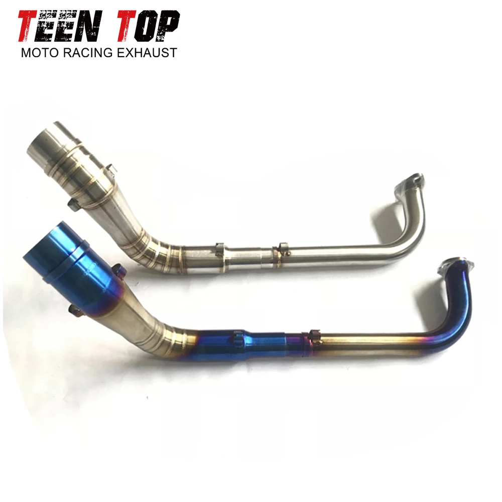 Motor Bike Exhaust Connection Pipe For YAMAHA Nmax155 /125 Exhaust Elbow Nmax 2015-2020 Moto Modified Steel Front Link Pipe