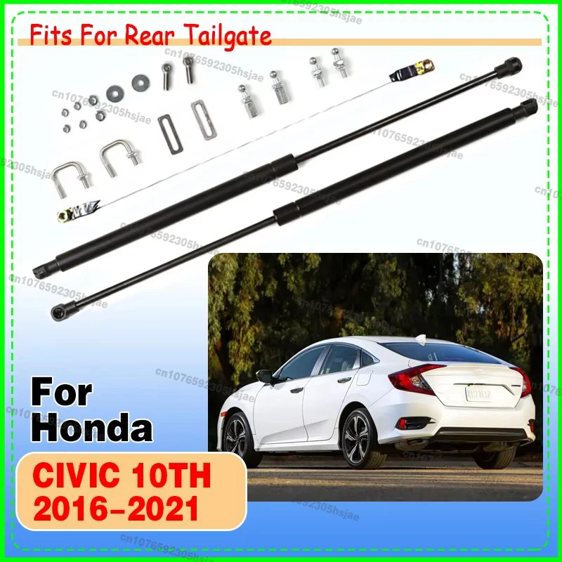 For Honda CIVIC 10TH 2016-2021 Car-Styling Back Door Trunk Box Support Hydraulic Rod Strut Accessories