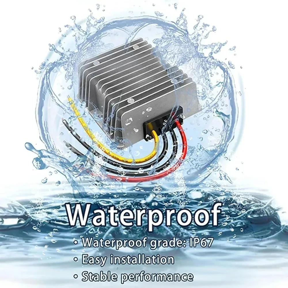 DC DC 12V to 13.8V/15V/19V 4-30A Step-up Module Boost Converter Voltage Regulator Waterproof Power Adapt Volt Transformer Module 5