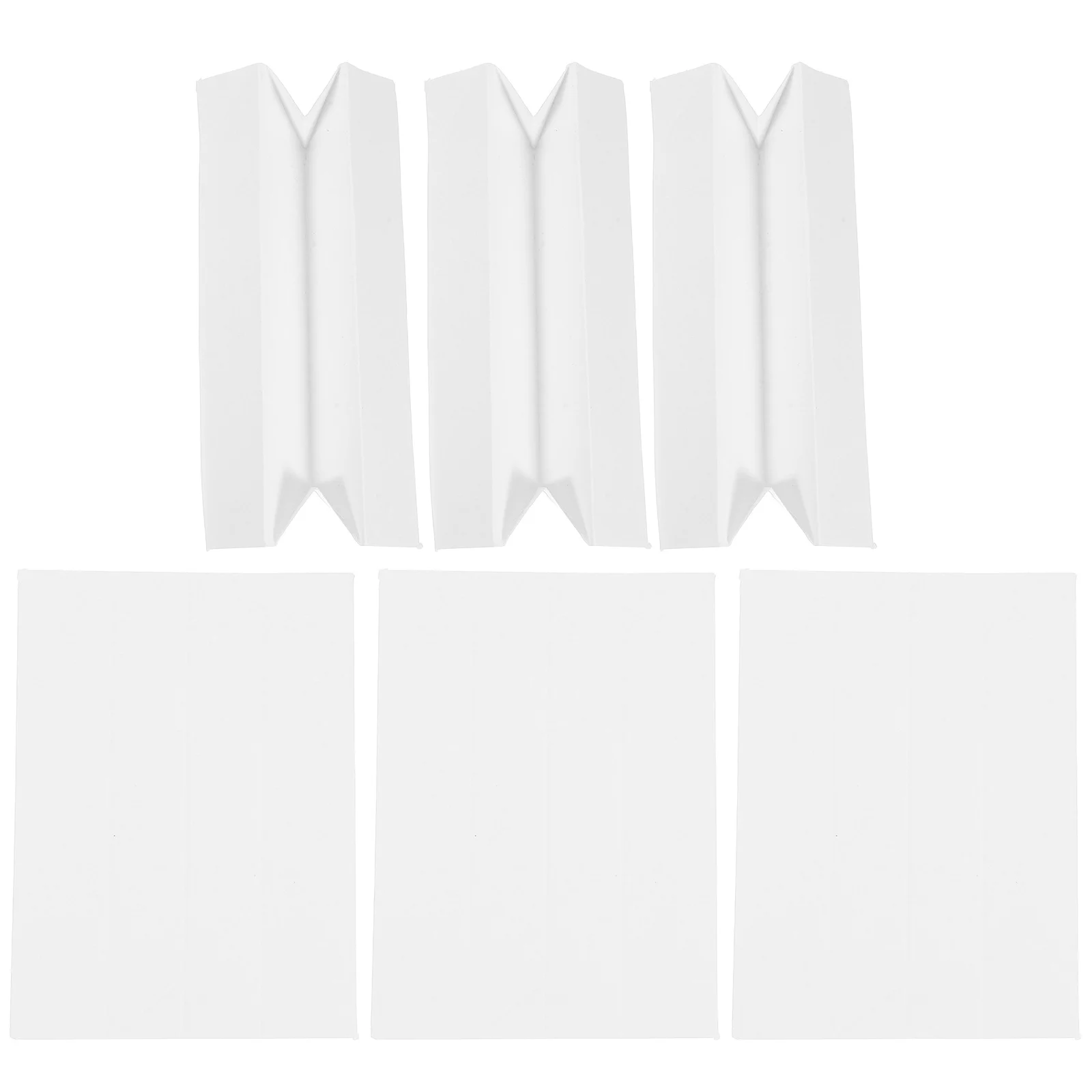 6 قطعة أداة بطاقة الدرجات الماسية قابلة للطي ومضادة للانعكاس لمقارنة الألوان وتحديد المجوهرات والأحجار الكريمة من الورق المقوى #2