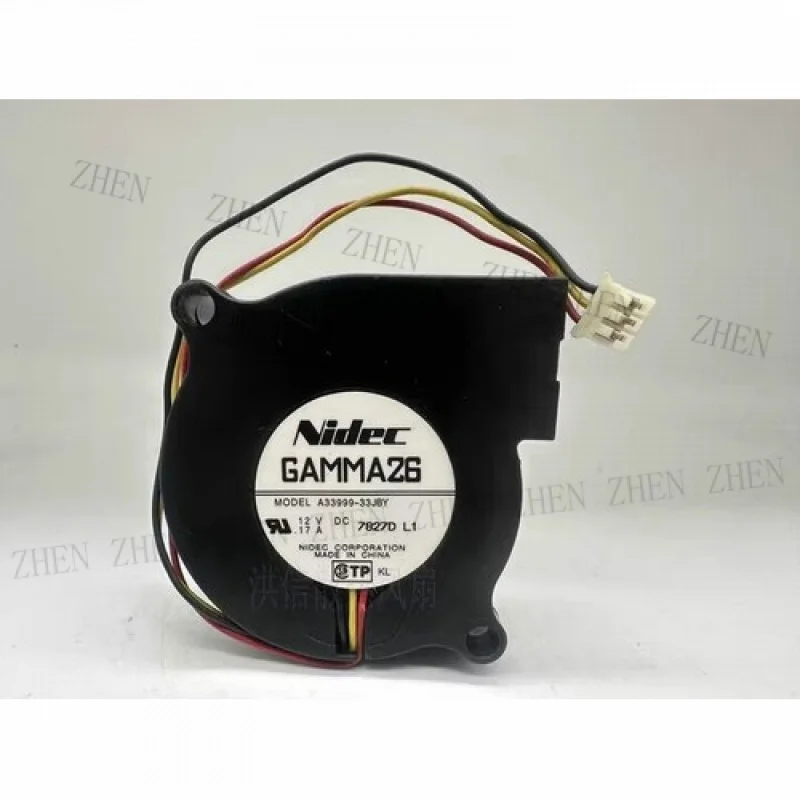 Y 1 Pc. New for  GAMMA26 A33999-33JBY 5015 DC12V 0.17A 5CM 3-Pin Turbo Cooling Fan