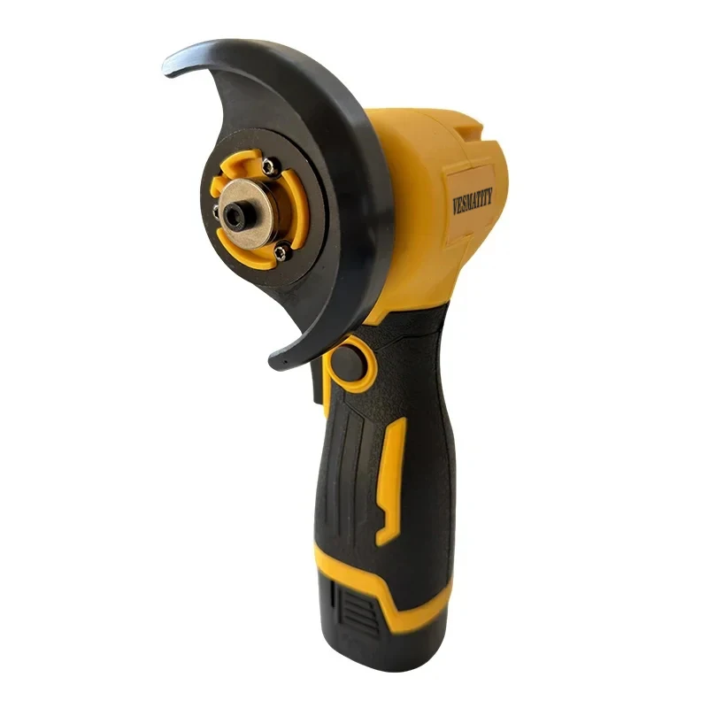 Vesmatity Mini Angle Grinder Lithium Battery Charging Multifunctional Household Small Angle Hand Tool for Dewalt 12V Battery Pro