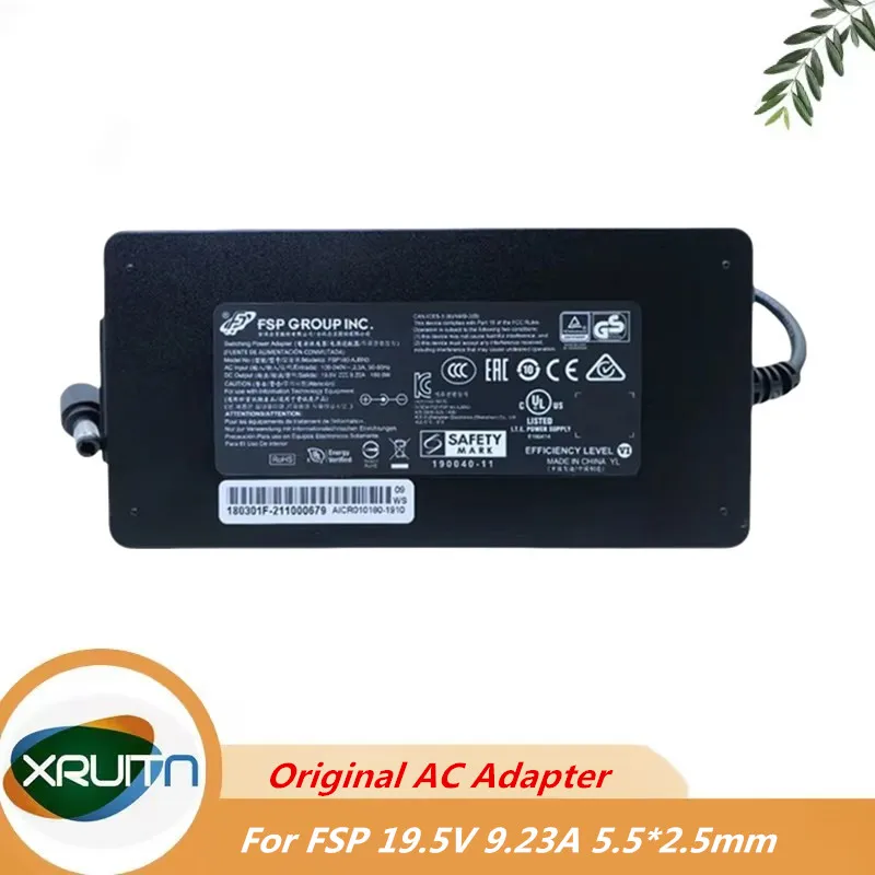 

Original FSP FSP180-AJBN3 180W 19.5V 9.23A 5.5x2.5mm Laptop Charger For ELUKTRONICS MAG-15 EG-LP5-BK XNE15E19 Power Supply