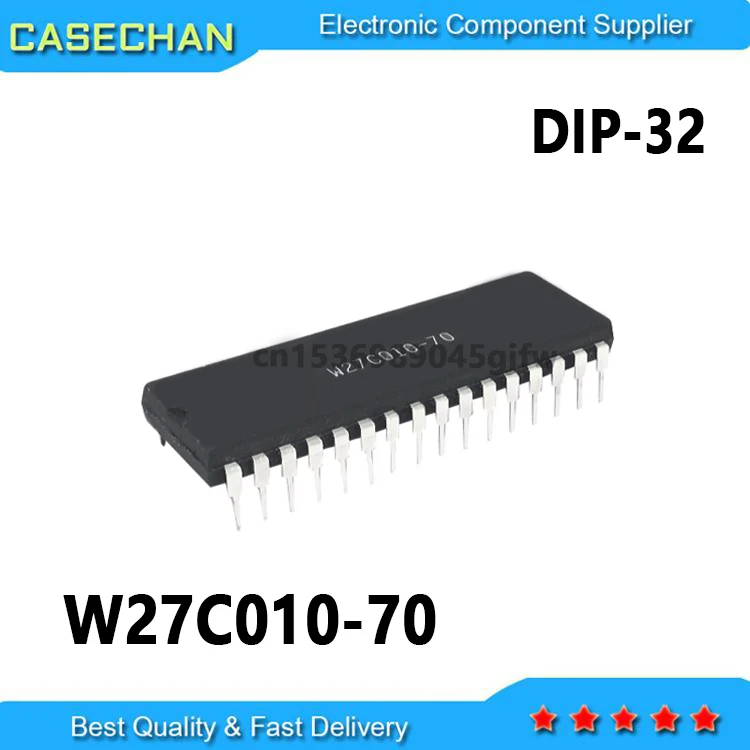 10PCS New and Original W27C010 W27C010-70 DIP-32