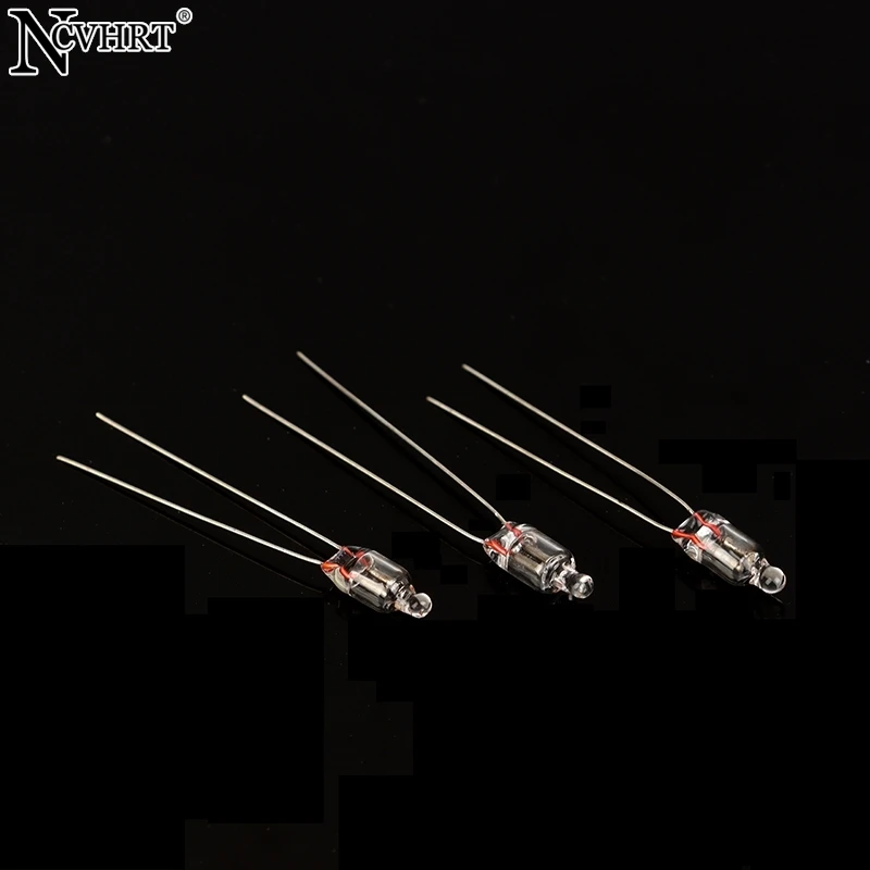 10 pz/lotto lampadine al Neon 5x13mm indicatore di alimentazione principale rosso Standard Mini lampadina in miniatura con luce al Neon con resistenza 220V