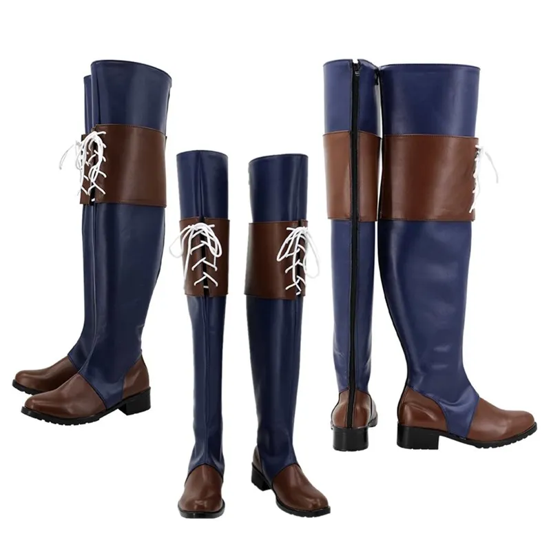 Nette Jill Legicick Cosplay Chaussures, Bottes, Costumes d'Halloween, Accessoire, Sur Mesure