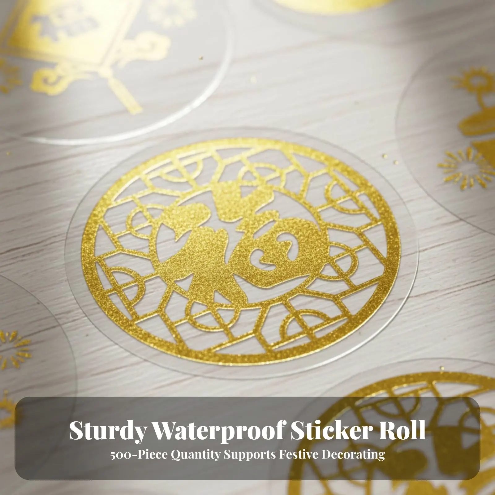 New Year Gold Foil …