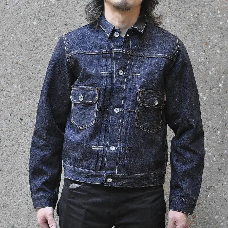 

IRON HEART TYPE II trimmed 16oz bamboo red ear tannin jacket