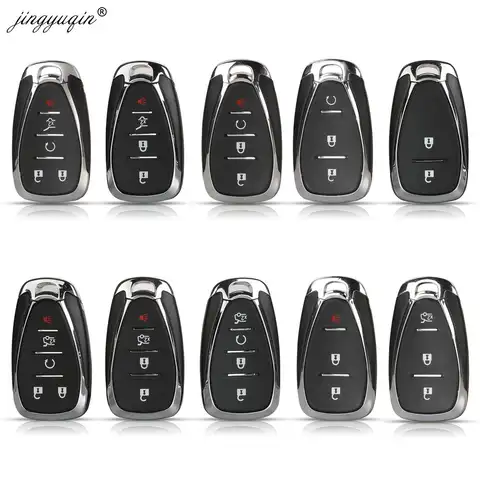 Jingyuqin 스마트 원격 쉘 교체 Malibu 카마로 2 3 4/5 버튼 키 바디 하우징