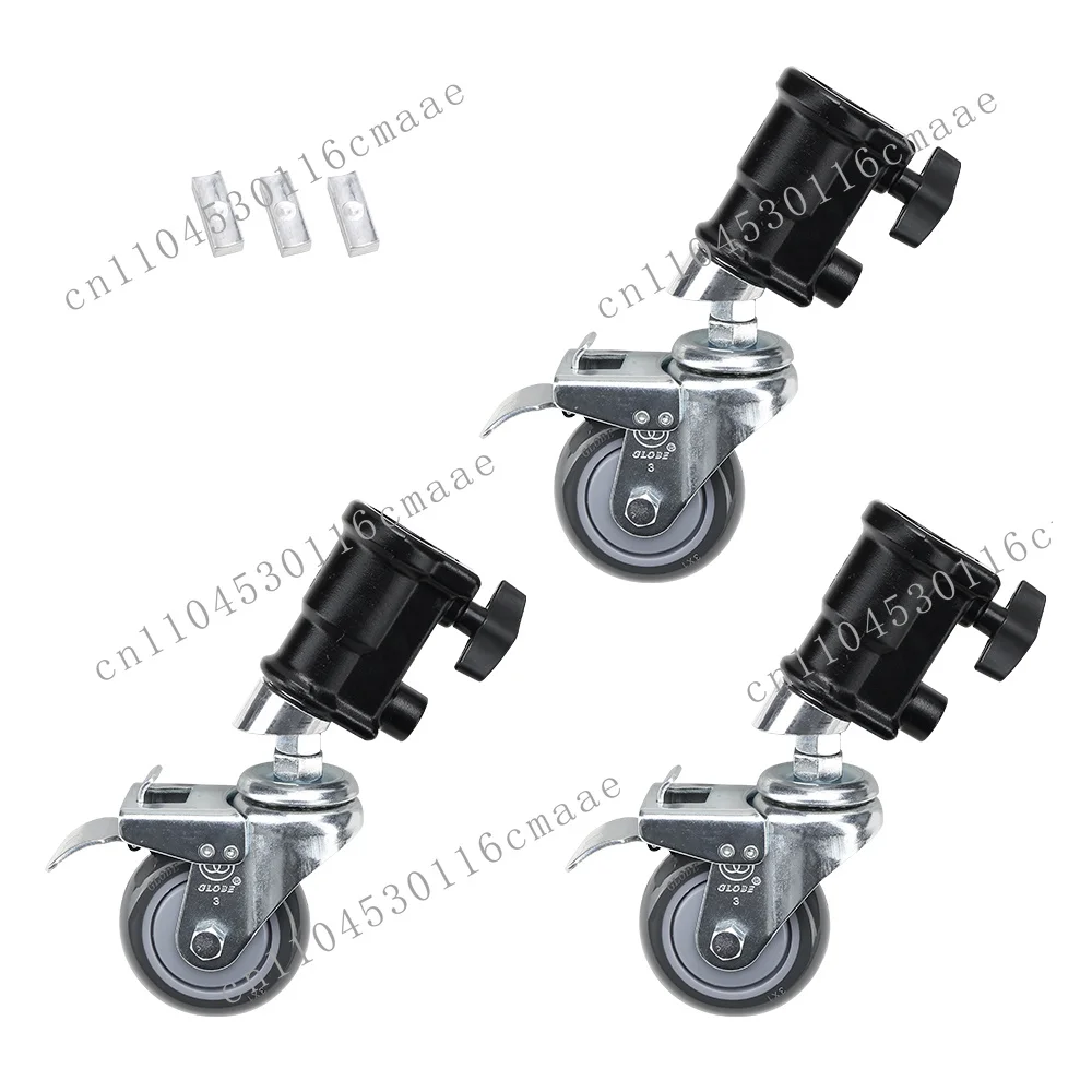 CS30-W 360 degree rotatable casters, suitable for C-brackets, suitable for 30mm leg tubes